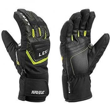Leki Alpine World Cup S Gloves – Black Ice Lemon, Size 10–11, Men’s