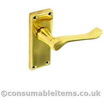 Securit 105mm Victorian Scroll Latch Handles