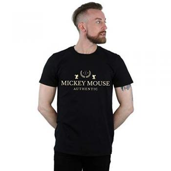 Disney Mickey Mouse Authentic T-Shirt Large Black