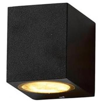 Aplique Iluminación Negra IP44 Gu10 Silumen