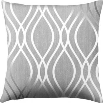 Junejour | Silver Gray Cushion Cases 45x45cm (18x18in) for Bedroom