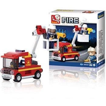 Sluban Feuerwehr Bausteine LKW