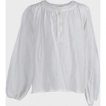 Blusa de Niña de Manga Larga en Color Crudo – La Ormiga