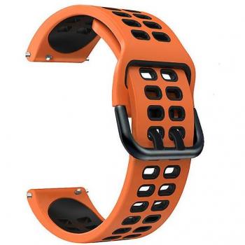 Bracelet de montre 22mm en silicone pour Ticwatch Pro 3 Ultra GPS / Ticwatch Pro 3 LTE / Tic Watch GTX