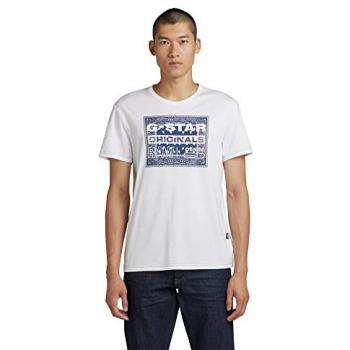 G-star T-shirt Maniche Corte Bandana White 2XL