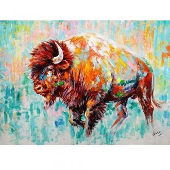 Tableau peinture sur toile 120 cm cadre décoratif