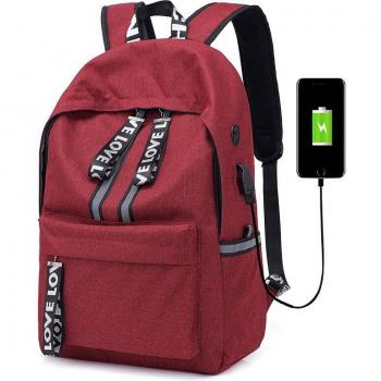 Women’s Travel Backpack with USB Charging for School
