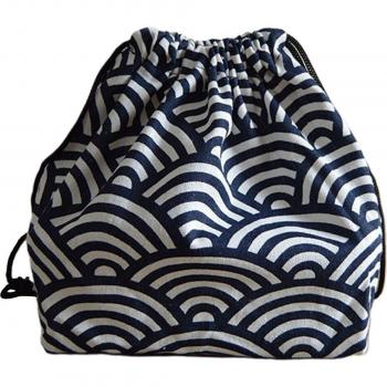 Cotton Linen Student Picnic Lunch Bag