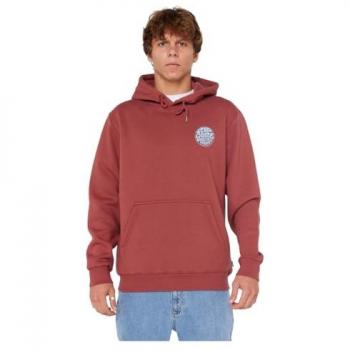 Rip Curl Icon Felpa Rosso Cappuccio Wetsuit