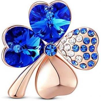 Broche en Argent Plaqué avec Micro Pave 3A Zircons