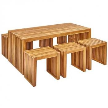 Gartentisch Beliani Bellano 150 cm – Balkontisch Design