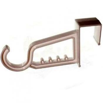 145 mm Over‑Door Hook, 200 mm Length, Fits 35–44 mm Doors
