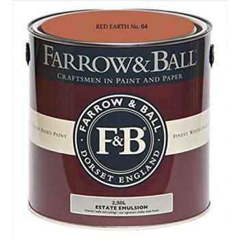 Farrow & Ball Red Earth No. 64 2.5‑Litre Estate Emulsion