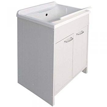 Lavabo Industrial con Mueble de PVC y Mesa 60x50 cm