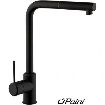 Grifo de Cocina Paani Cox con Ducha Desmontable Negro Mate