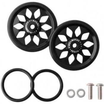 MUQZI Super Lightweight Folding Bike Wheels with Titanium Bolts for Brompton