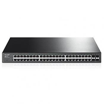 TP-LINK T1600G-52PS (TL-SG2452P) JetStream 48 Port Gigabit Smart PoE+ Switch with L3/L4 QoS