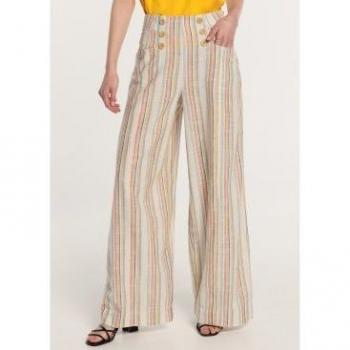 Lois Jeans: Denim Suave Beige, Talla 27 – Casual en Algodón