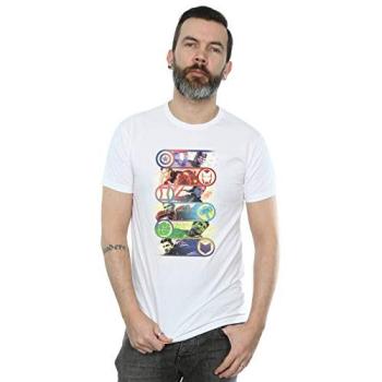 Avengers Endgame Original Heroes T-Shirt for Men – White, 4XL