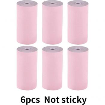 Color Thermal Photo Paper Roll 57mm x 30mm for Mini Pocket Printers