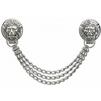 FHB Löwenkopfkette SAMUEL L.ca.32cm silber Messing,vern.FHB