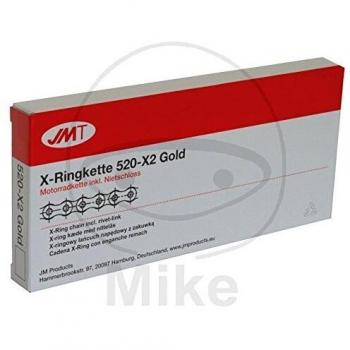 JMT X-RING 520 X2 ORO 112 CATENA E RIVETTO PER HUSQVARNA 630 TE 2010-2012