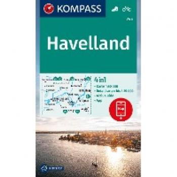 KOMPASS Wanderkarte 745 Havelland 25T: 1:50000