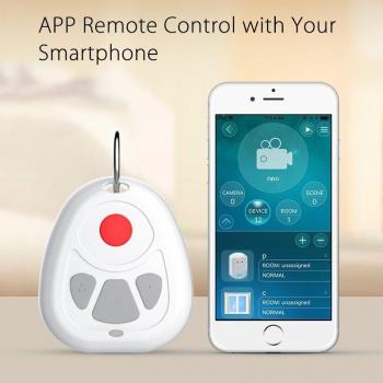 Dispositivo SOS Z‑Wave Para Cuidado Geriátrico