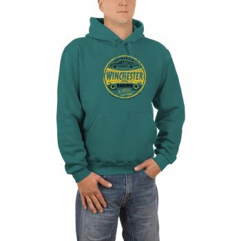 Sudadera con capucha Winchester Bros Racing para hombre, color azul, talla XXL