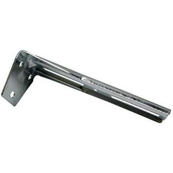 GARDINIA Winkelträger für Flächenvorhänge, Metall, 3-läufig, Silber