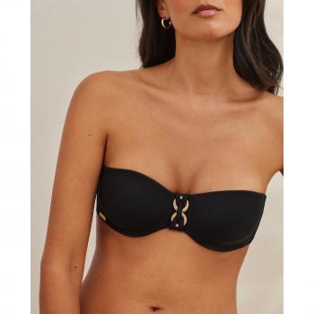 Top de bikini bandeau Selmark con tirantes ajustables