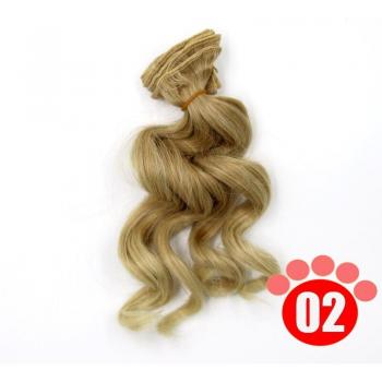1/3 1/4 1/6 BJD Curly Wig 15x100CM