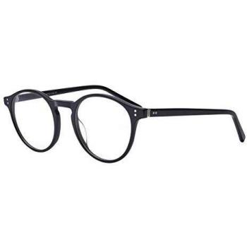 Herens Zwarte Plastic Ovaalglazen – Volrand en Anti‑Blue Light