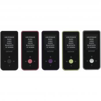 Denvers MultiMedia‑Player MP4 Bluetooth 4 GB Flash (MPG‑4084 CBT)