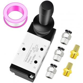 Commande Manuelle Push-Pull Vanne Pneumatique 5 Voies