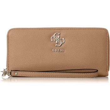 Guess Digital SLG Large Zip Around, Portafoglio Donna, Nero