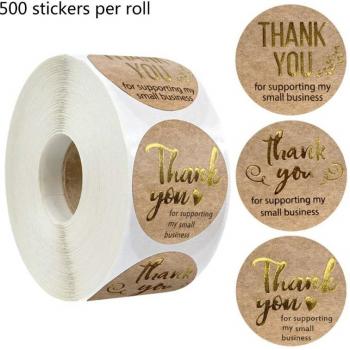 Thank You for Your Support Stickers