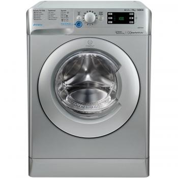 Freestanding 9 kg Silver Washer – Indesit BWE91484XSUK