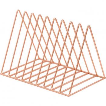 Tiroir à Documents Triangular – 9 Fentes, Fer Noir – Bureau/École