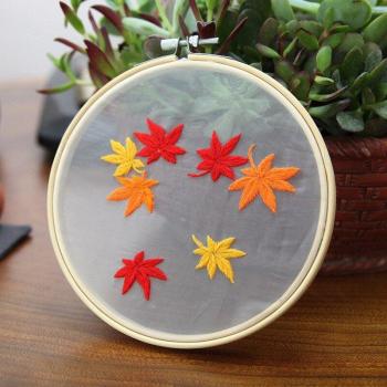 Embroidery Hoop Floral DIY Kit