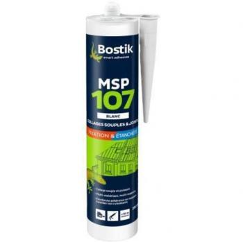 Mastic MS107 (Blanc) – Cartouche 290 ml – Produit BOSTIK #30614111