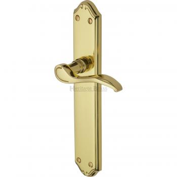 Verona Latch, 4.5cm Width, Heritage Brass Finish