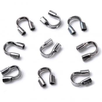 DIY Bracelet Wire Protector – U-Shape, 4.5x4mm, 100pcs