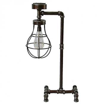 Vintage Solar Stehlampe aus Gusseisen für den Garten