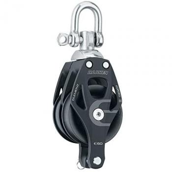 Poulie Harken 60 mm avec Système de Pivot Double