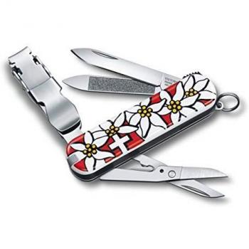 Victorinox Edelweiß Nagelclip 580 Taschenmesser mit 8 Funktionen