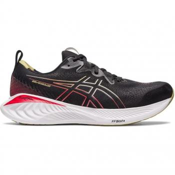 Asics Gel-Cumulus 25 Herren Sneakers Schwarz-Rot Größe 45