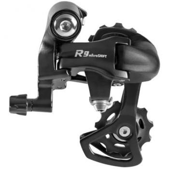 Microshift R9 RD‑R42S Rear Derailleur – 2×9/10 Speed Short Cage, 11‑28T (Shimano Road)