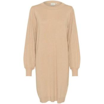 Damen-Kleid KAFFE Beige XS Regular