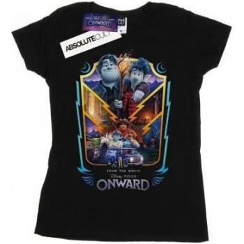 Disney Onward Group Crest Ladies T-Shirt Black